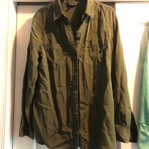 Express flannel size medium